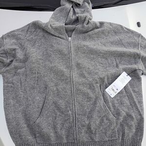 ALO Yoga Men's Zip-Up Gray Sweater